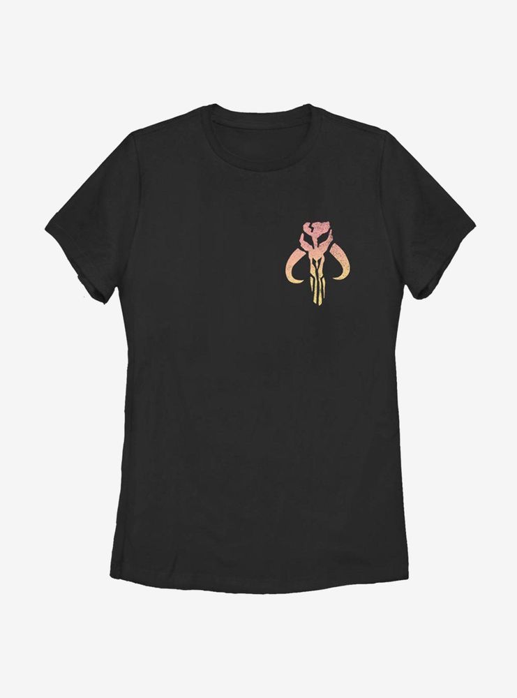 Star Wars The Mandalorian Symbol Mando Womens T-Shirt