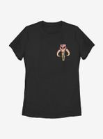 Star Wars The Mandalorian Symbol Mando Womens T-Shirt