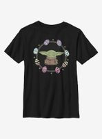 Star Wars The Mandalorian Child Egging Around Youth T-Shirt