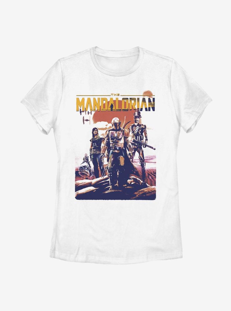 Star Wars The Mandalorian Saga Continues Womens T-Shirt