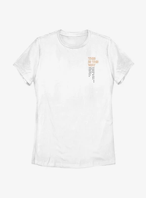 Star Wars The Mandalorian Way Outline Womens T-Shirt