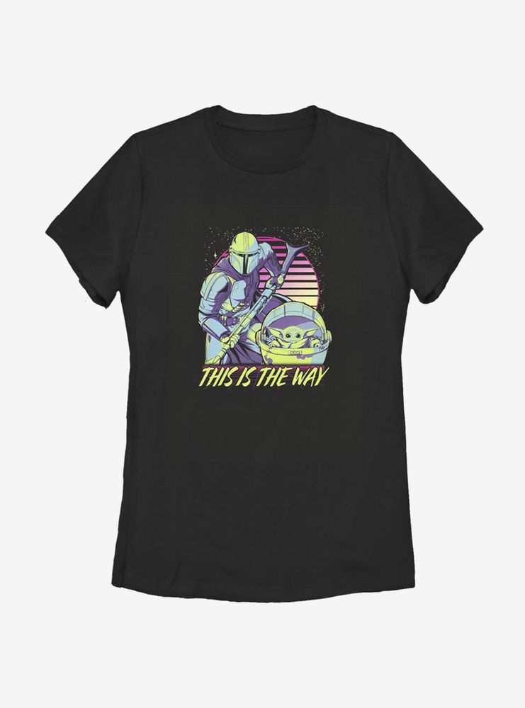 Star Wars The Mandalorian Child Vapor Mando Womens T-Shirt