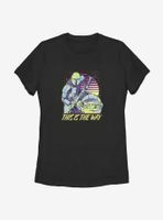 Star Wars The Mandalorian Child Vapor Mando Womens T-Shirt