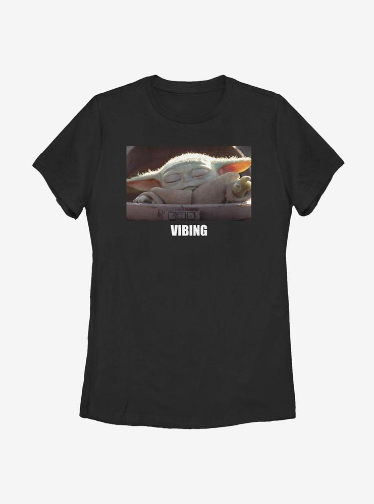 Star Wars The Mandalorian Vibing Womens T-Shirt