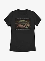 Star Wars The Mandalorian Child Home From Work Womens T-Shirt