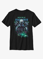 Star Wars The Mandalorian Shoot Em Down Triangle Youth T-Shirt