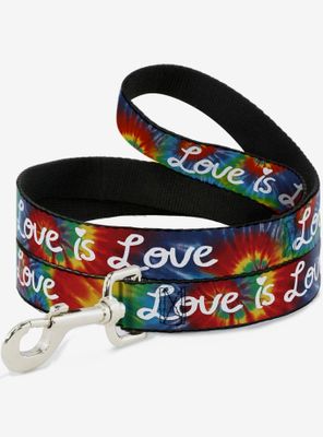 Love Is Love Tie Dye Dog Leash