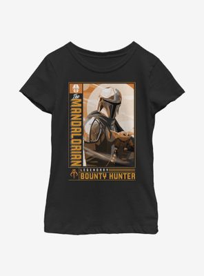Star Wars The Mandalorian Child Duo Poster Youth Girls T-Shirt