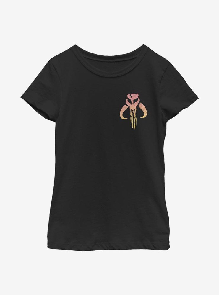 Star Wars The Mandalorian Symbol Mando Youth Girls T-Shirt