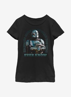 Star Wars The Mandalorian Meaningful Youth Girls T-Shirt