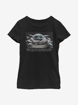 Star Wars The Mandalorian Child Waiting Youth Girls T-Shirt