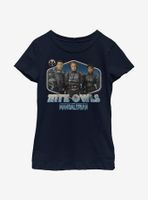 Star Wars The Mandalorian Night Owls Youth Girls T-Shirt