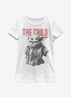 Star Wars The Mandalorian Child Large Letters Youth Girls T-Shirt