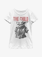 Star Wars The Mandalorian Child Large Letters Youth Girls T-Shirt