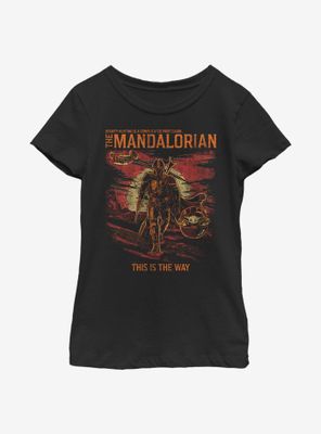 Star Wars The Mandalorian Child Good Bad Youth Girls T-Shirt