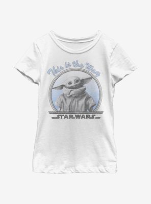 Star Wars The Mandalorian Child Round Way Youth Girls T-Shirt