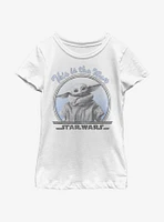 Star Wars The Mandalorian Child Round Way Youth Girls T-Shirt