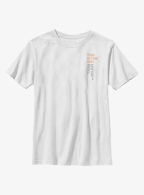 Star Wars The Mandalorian Way Outline Youth T-Shirt