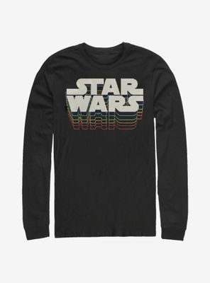 Star Wars Retro Gradient Long-Sleeve T-Shirt