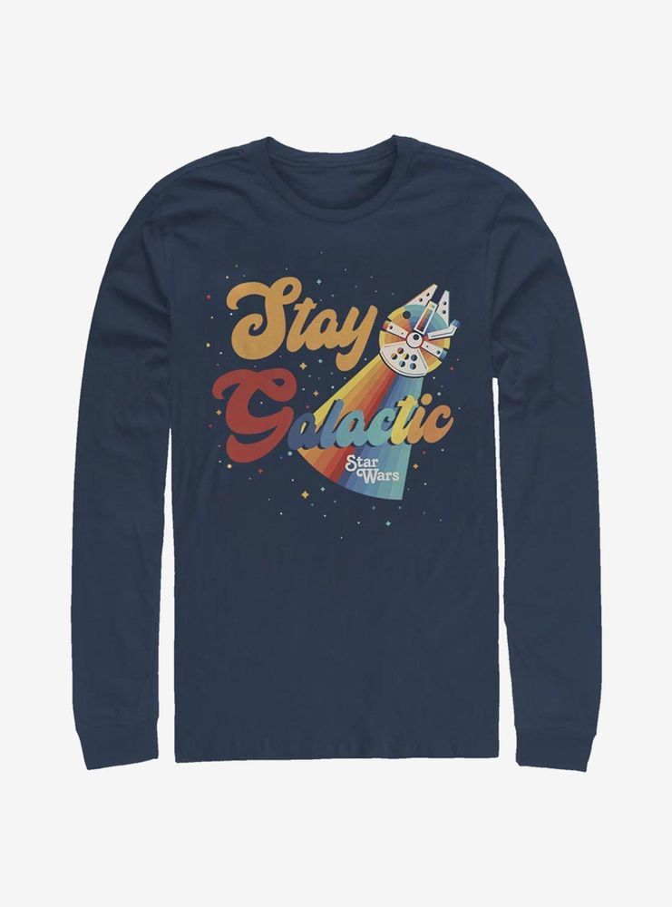 Star Wars Retro Stay Galactic Long-Sleeve T-Shirt