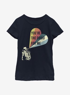 Star Wars You're The Droid For Me Youth Girls T-Shirt