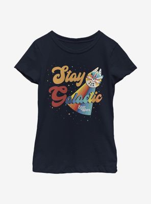 Star Wars Retro Stay Galactic Youth Girls T-Shirt