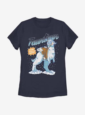 Star Wars Snowy Tauntaun Womens T-Shirt