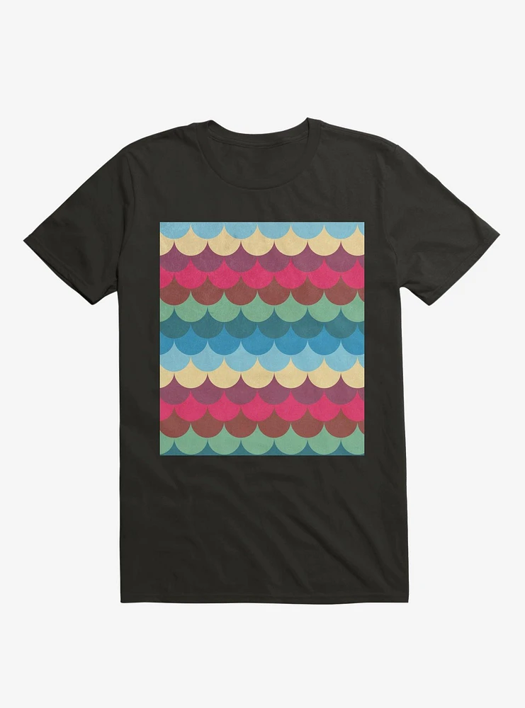 Colorful Mermaid Pattern T-Shirt