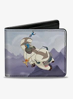 Avatar the Last Airbender Appa Carrying Group Bifold Wallet