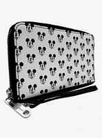 Disney Mickey Mouse Smiling Zip Around Wallet