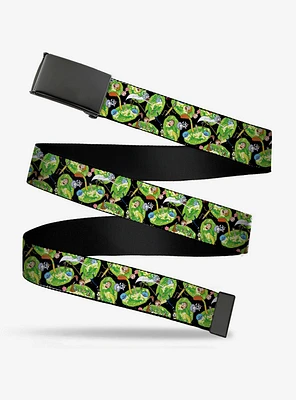 Rick and Morty Portal Toss Print Clamp Belt