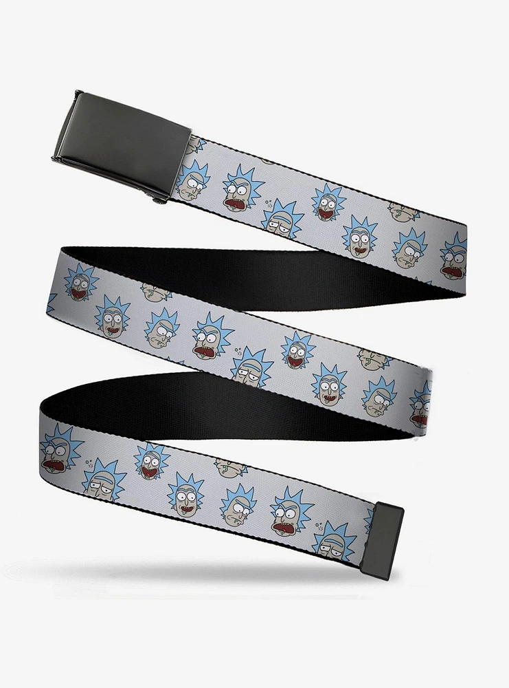 Rick and Morty Rick Expressions Clamp Belt