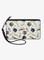 Harry Potter Magical Elements Canvas Clutch Wallet