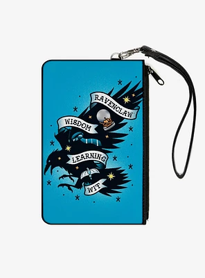Harry Potter Ravenclaw Raven Traits Canvas Clutch Wallet