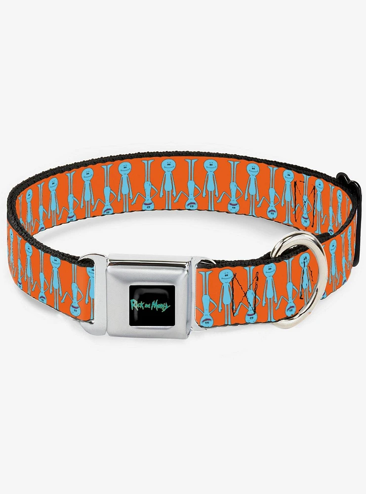 Rick and Morty Mr. Meeseeks Flip Seatbelt Dog Collar