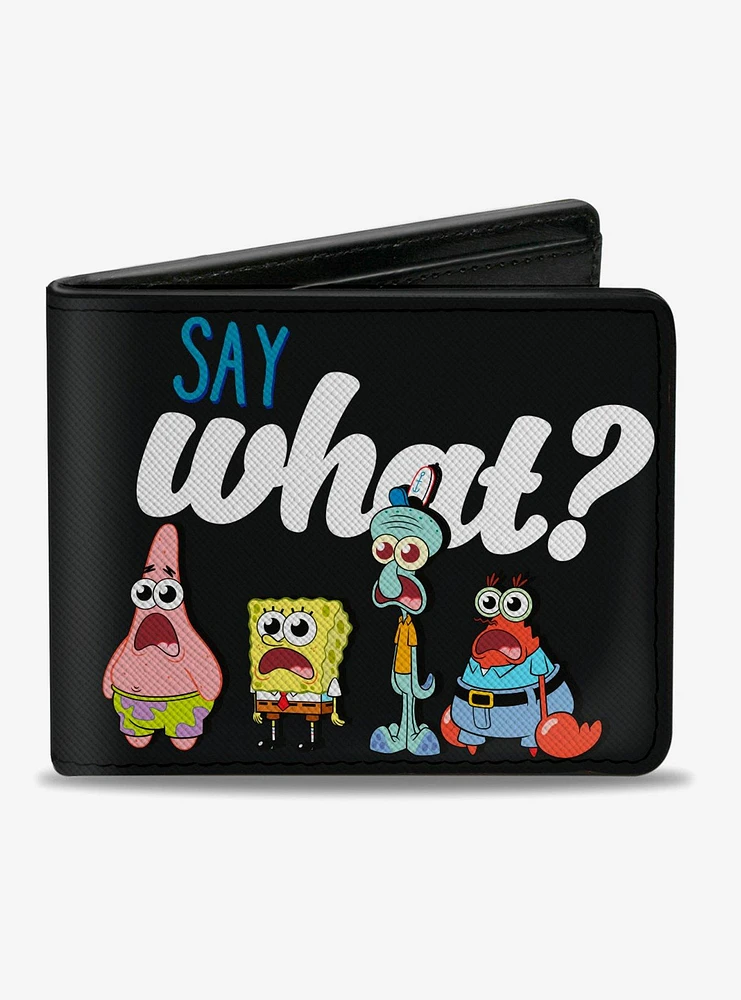 SpongeBob Squarepants and Friends Say What Bifold Wallet