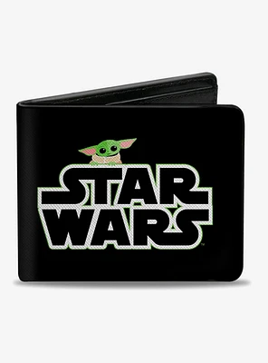Star Star Wars The Child Peeking Bifold Wallet