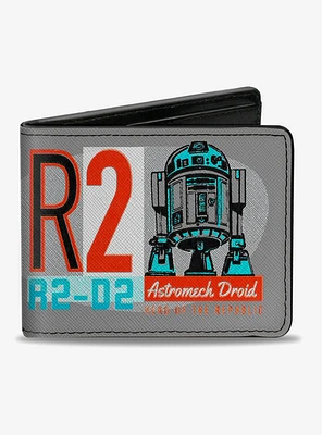 Star Wars R2D2 Vintage Astromech Droid Bifold Wallet