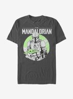 Star Wars The Mandalorian Child Rider Circle T-Shirt