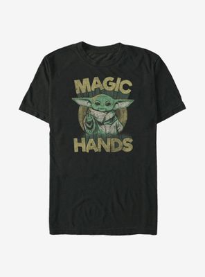 Star Wars The Mandalorian Child Magic Faded T-Shirt