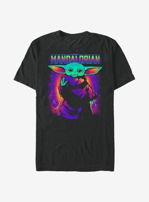 Star Wars The Mandalorian Child Neon Primary T-Shirt