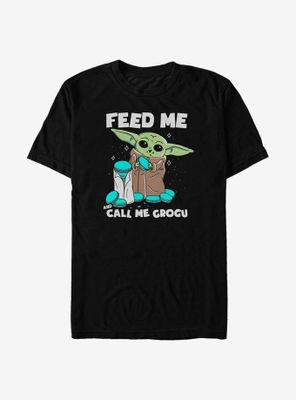 Star Wars The Mandalorian Child Snack Feed Me T-Shirt