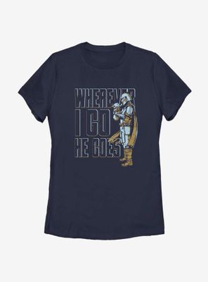 Star Wars The Mandalorian Child Follow Womens T-Shirt