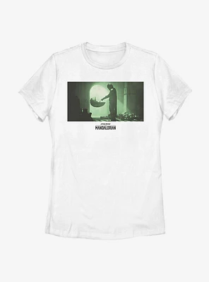 Star Wars The Mandalorian Child Photo Op Womens T-Shirt