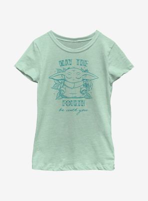 Star Wars The Mandalorian Fourth Child Youth Girls T-Shirt