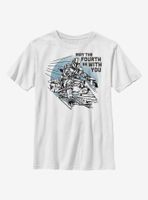 Star Wars The Mandalorian We Mobbin Youth T-Shirt