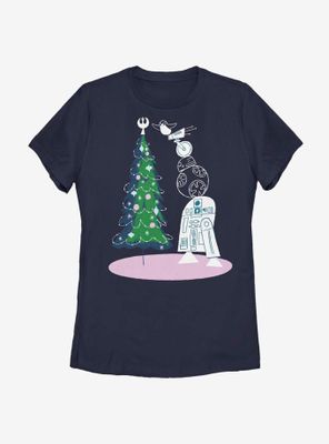 Star Wars Droid Tree Womens T-Shirt