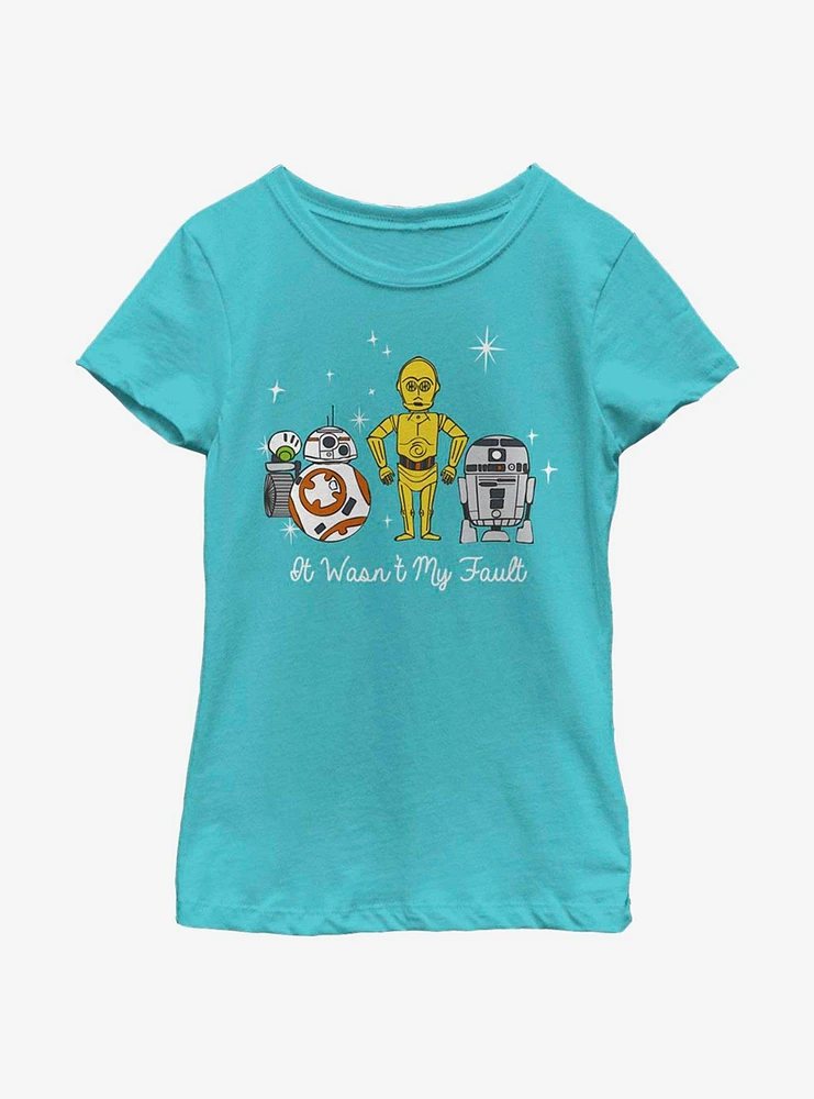 Star Wars It Wasn't My Fault Droids Youth Girls T-Shirt