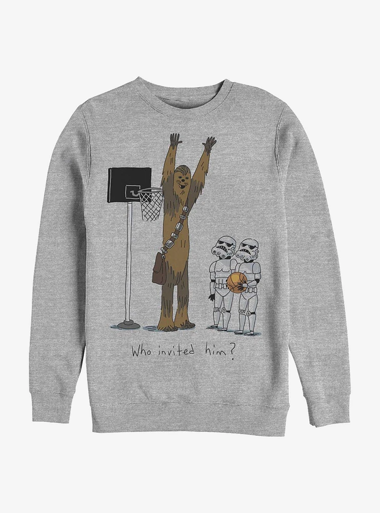 Star Wars Chewie Basketball Sweatshirt