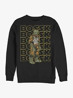 Star Wars Retro Multiple Bossk Sweatshirt